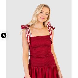 Koch Cece Top Ruby Polysatin Size Small